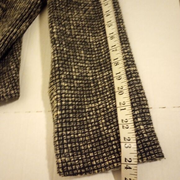 - Requirements wool blend tweed blazer with frayed hem line - Picture 9 of 10